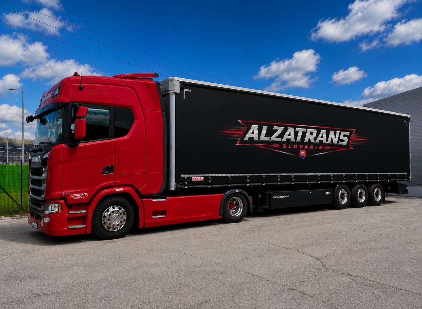 ALZATRANS Scania kamión